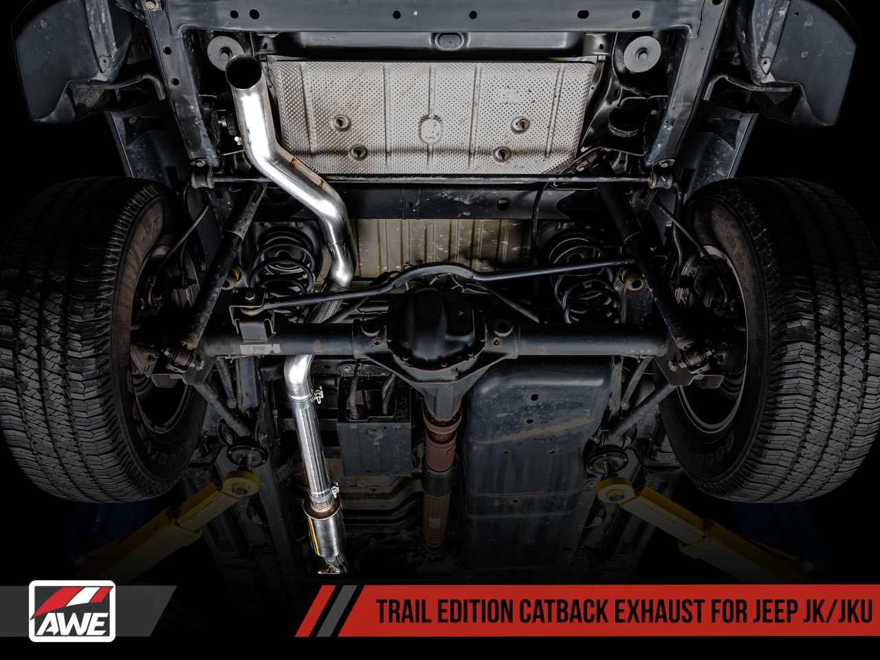 AWE Trail Edition Catback Exhaust for Jeep JK/JKU 3.6L