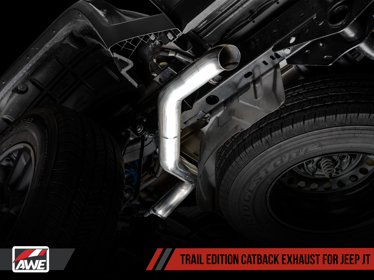 AWE Trail Edition Catback Exhaust for Jeep JT 3.6L