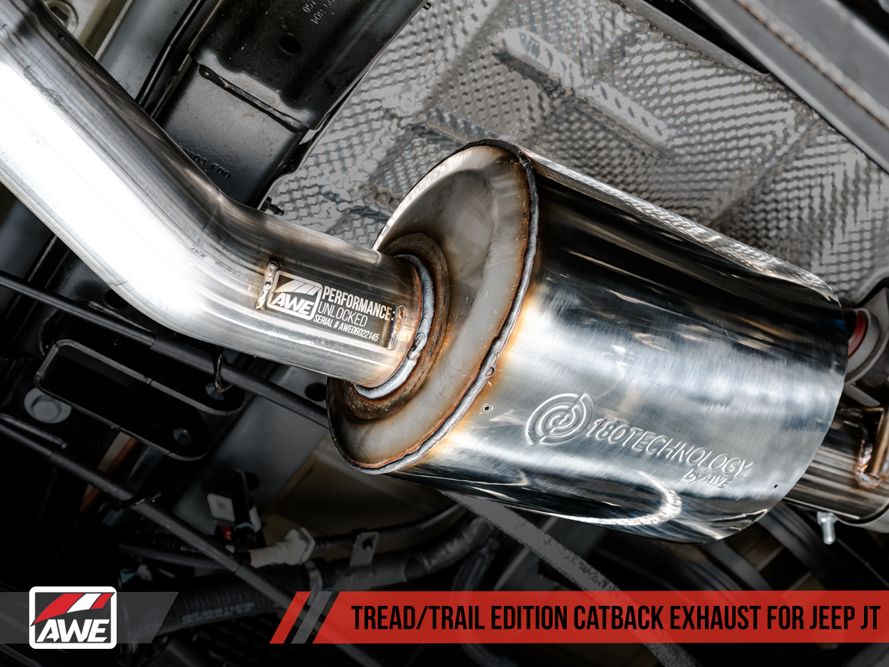 AWE Trail Edition Catback Exhaust for Jeep JT 3.6L