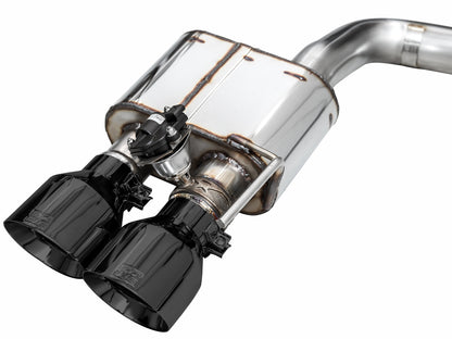 AWE SwitchPath™ Exhaust for S650 Ford Mustang Dark Horse - Quad Diamond Black Tips