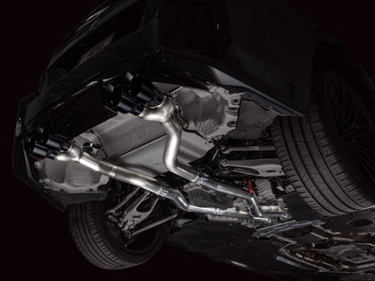 AWE Track Edition Exhaust for BMW G87 M2 - Diamond Black Tips