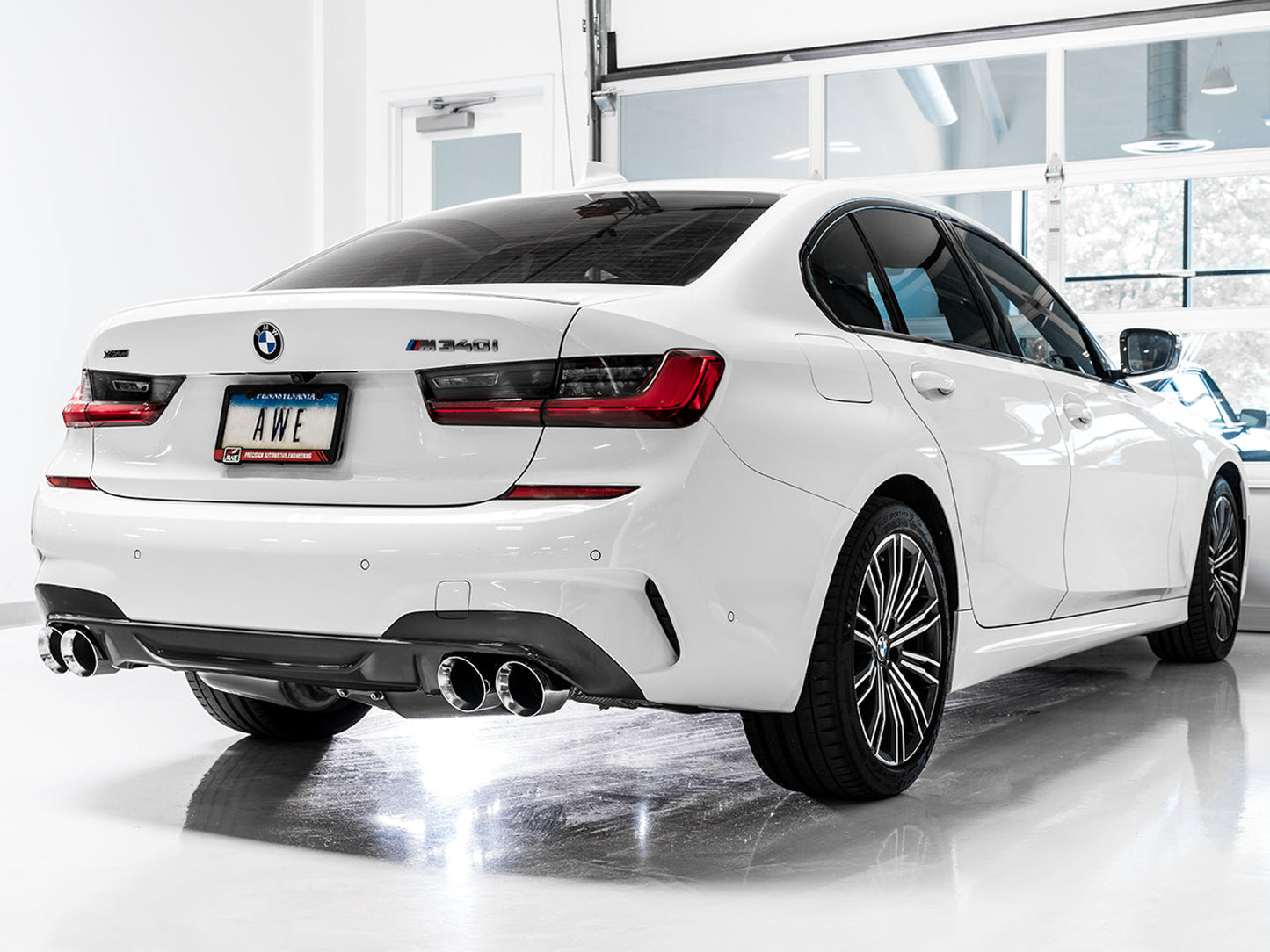 AWE Non-Resonated Touring Edition Exhaust for G2X M340i / M440i - Chrome Silver Tips