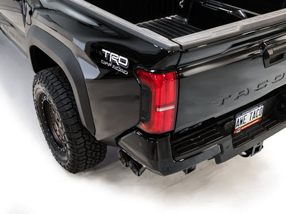 AWE 0FG Exhaust for 4th Gen Toyota Tacoma - Dual Diamond Black Tips