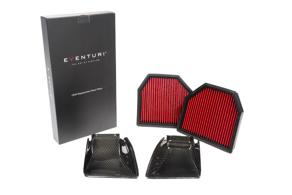 Eventuri BMW F8X M3 / M4 Black Carbon Air Scoop Set