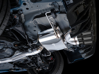 AWE Touring Edition Exhaust for FL5 Civic Type R - Triple Diamond Black Tips