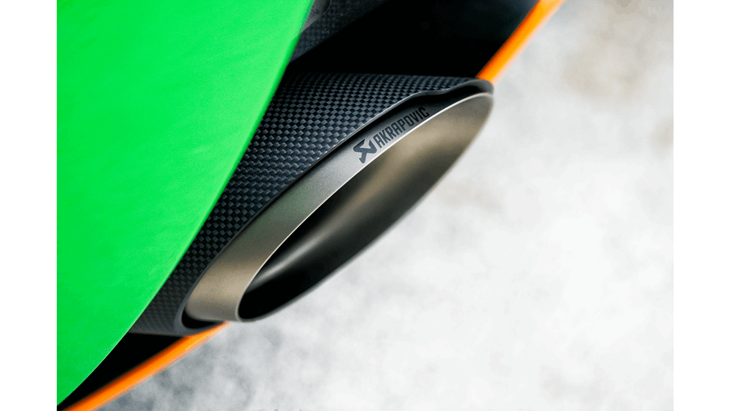 Akrapovic McLaren 540C / 570S Spider / 570GT Slip-On Exhaust System w/ Carbon Tail Pipe Set (Titanium)