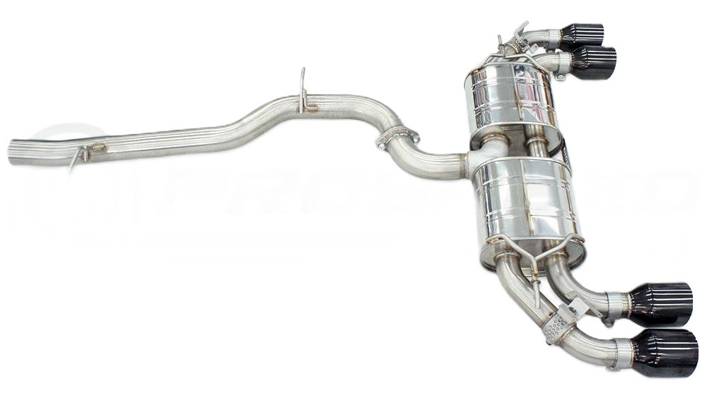Invidia 22-Up VW GOLF-8R R400 Single Layer Black Tips Cat-back Exhaust