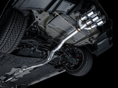 AWE Track Edition Exhaust for DE5 Integra Type-S - Triple Chrome Silver Tips