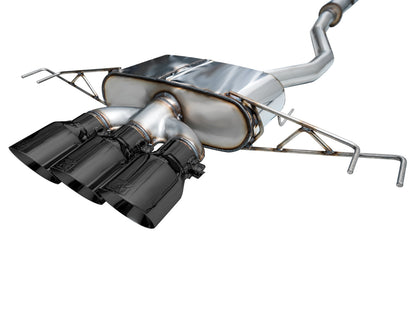 AWE Touring Edition Exhaust for FL5 Civic Type R - Triple Diamond Black Tips