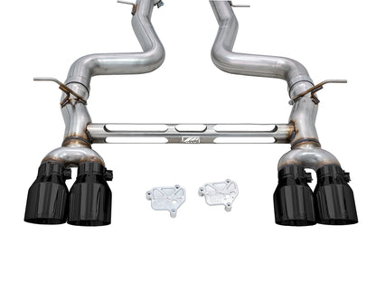 AWE Track Edition Catback Exhaust for BMW F8X M3/M4 - Diamond Black