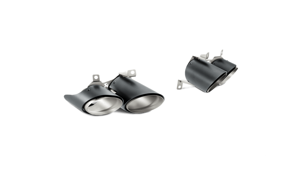 Akrapovic Huracan LP 610-4 Coupe / Spyder Slip-On Exhaust System w/ Carbon Tail Pipe Set (Titanium)