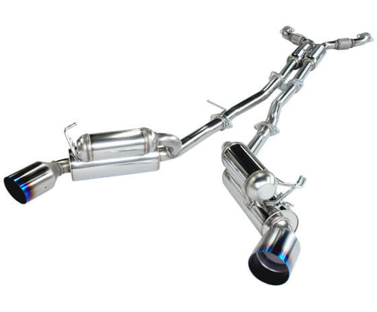 HKS Dual Hi-Power Titanium Tip Catback Exhaust | 03-07 Infiniti G35
