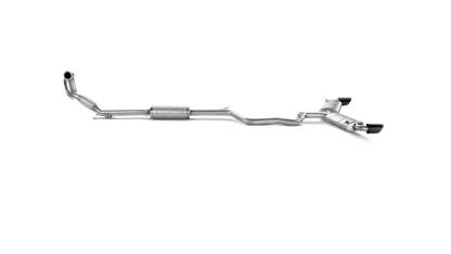 Akrapovic Golf GTI MK7 Evolution Exhaust System w/ Carbon Tail Pipe Set (Titanium)