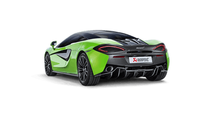 Akrapovic McLaren 540C / 570S Spider / 570GT Slip-On Exhaust System w/ Carbon Tail Pipe Set (Titanium)