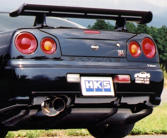 SILENT HI-POWER SKYLINE GT-R GF-BNR34