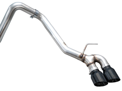 AWE 0FG Exhaust for 4th Gen Toyota Tacoma - Dual Diamond Black Tips