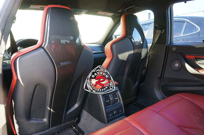 Add-On Seat Back Support Cover (Carbon Fiber) For 2015-2020 BMW M3 F80 / M4 F82 F83