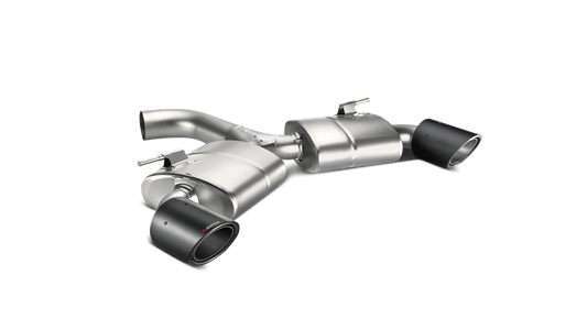 Akrapovic Golf GTI MK7 FL (169kW) Slip-On Race Exhaust System w/ Carbon Tail Pipe Set (Titanium)