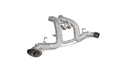 Akrapovic McLaren 540C / 570S Spider / 570GT Slip-On Exhaust System w/ Carbon Tail Pipe Set (Titanium)