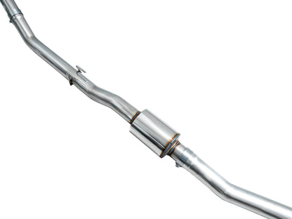 AWE Track Edition Exhaust for FL5 Civic Type R - Triple Diamond Black Tips