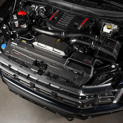 REDLINE CARBON FIBER RADIATOR SHROUD FOR F-150 ECOBOOST RAPTOR / TREMOR / LIMITED / 3.5L / 2.7L 2021-2023