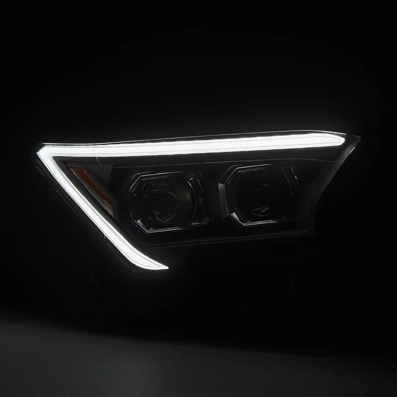 AlphaRex (LUXX-Series) 2024-2025 Toyota Tacoma/2025 Toyota 4Runner LED Projector Headlights - Black