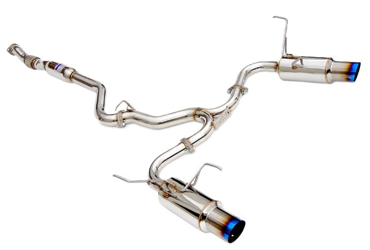 Invidia 08-14 Subaru WRX/STI Sedan Dual N1 Titanium tips Cat-back Exhaust