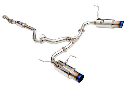 Invidia 08-14 Subaru WRX/STI Sedan Dual N1 Titanium tips Cat-back Exhaust