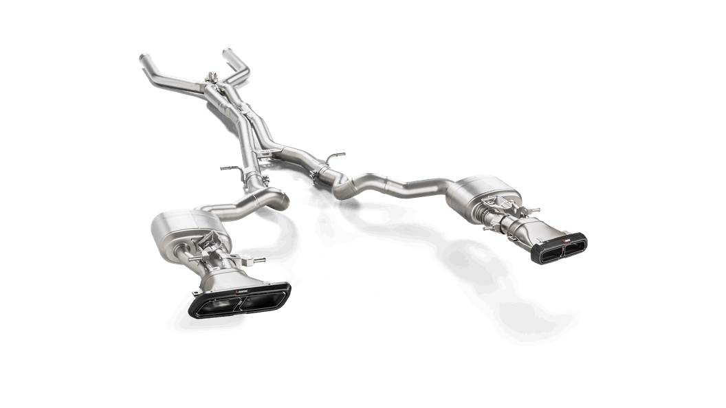 Akrapovic W213 AMG E63 / E63S Evolution Exhaust System w/ Carbon Tips (Titanium)