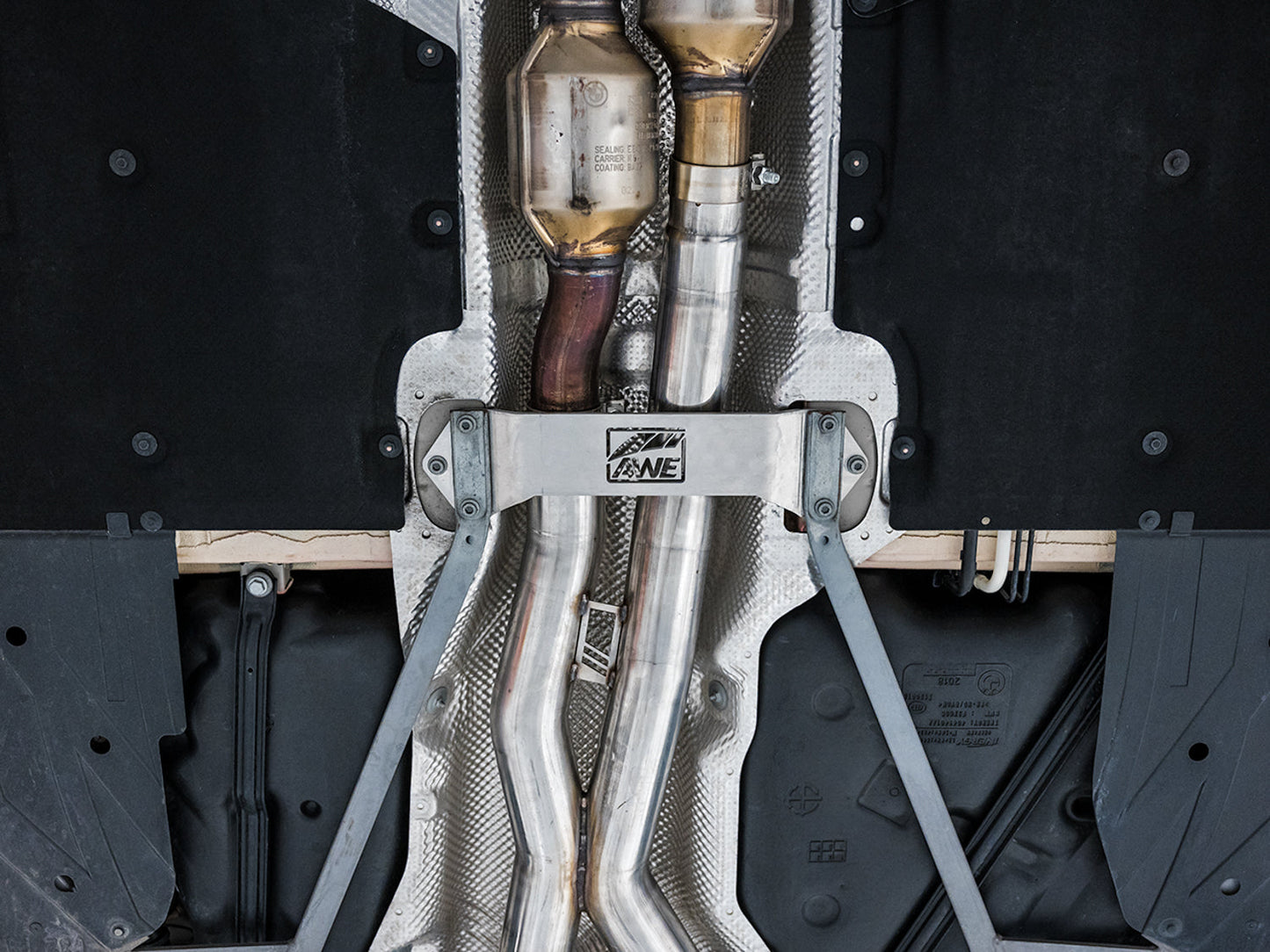 AWE Track Edition Catback Exhaust for BMW F8X M3/M4 - Diamond Black