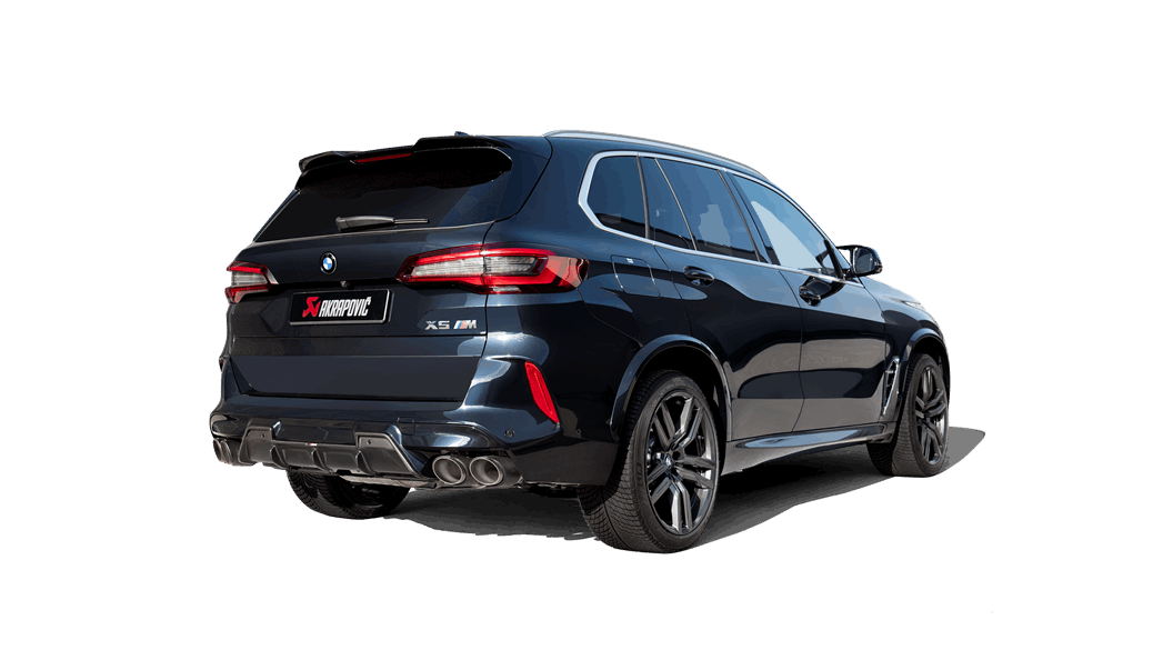 Akrapovic 2020+ BMW X5M (F95)/X6M (F96) Slip-On Line (Titanium) w/Carbon Fiber Titanium Tips