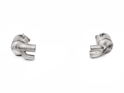 Akrapovic 16-17 Porsche 911 Carrera S/4/4S/GTS (991.2) Link Pipe Set w/ Cat (SS)