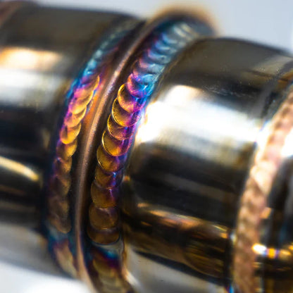 REMARK Catback Exhaust. Subaru WRX STi VA - Burnt Stainless 4" Quad Tips Non-Resonated