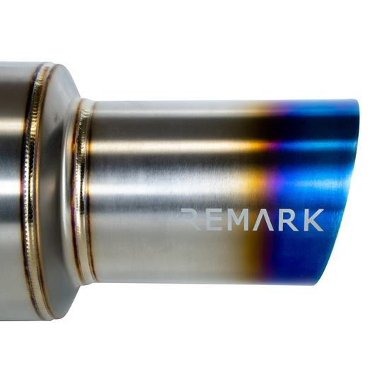 Remark 2015+ Subaru WRX/STI (VA) R1-Spec Single-Exit Cat-Back Exhaust w/ Titanium Muffler