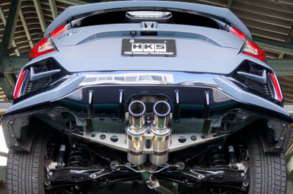HKS HI-POWER SPEC-L2 EXHAUST SYSTEM: 2017+ HONDA CIVIC SPORT HATCHBACK