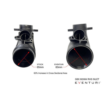 Eventuri BMW G8X M2 / M3 / M4 Black Carbon Intake System - V2