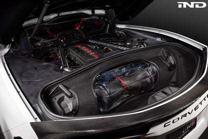 Eventuri Chevrolet C8 Corvette / Z06 Clear Polycarbonate Intake Trunk Panel