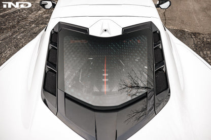 Eventuri Chevrolet C8 Corvette Black Carbon Engine Cover