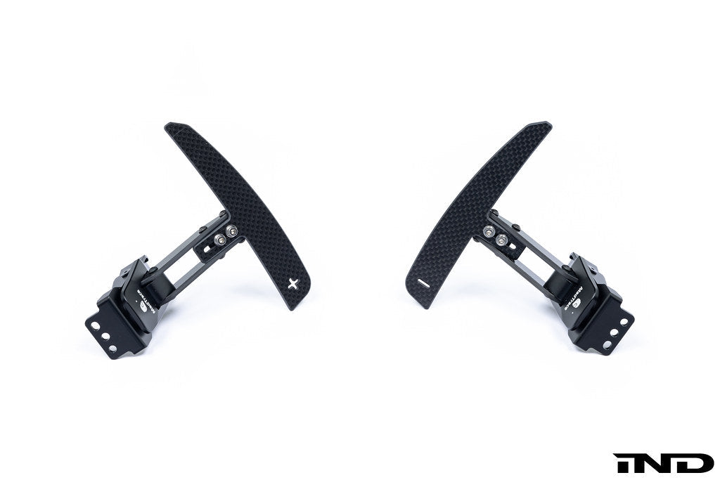 JQ Werks / MadTrace Porsche Clubsport Magnetic Shift Paddle Set - Carbon