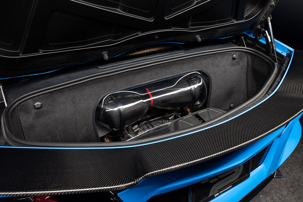 Eventuri Chevrolet C8 Corvette / Z06 Clear Polycarbonate Intake Trunk Panel