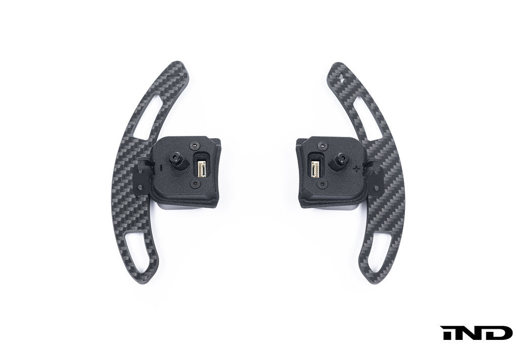 JQ Werks / MadTrace Audi Clubsport Magnetic Shift Paddle Set - Matte Carbon