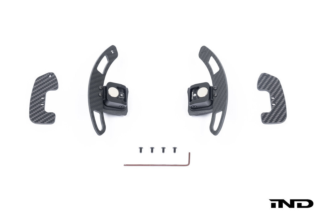 JQ Werks / MadTrace Audi Clubsport Magnetic Shift Paddle Set - Matte Carbon