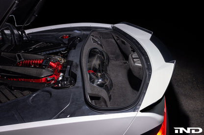Eventuri Chevrolet C8 Corvette / Z06 Clear Polycarbonate Intake Trunk Panel