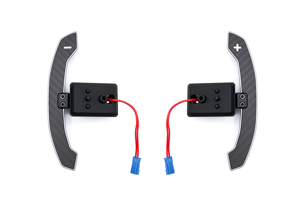 JQ Werks / MadTrace BMW G-Chassis Clubsport Magnetic Shift Paddle Set - Carbon V2