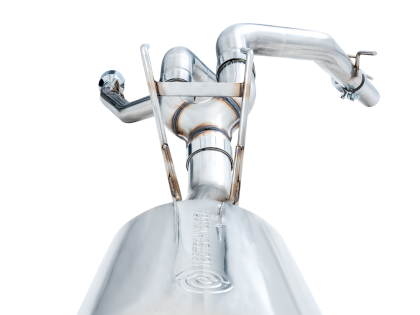 AWE 0FG Dual Rear Exit Catback Exhaust for 4th Gen RAM 1500 5.7L (with bumper cutouts) - Chrome Silver Tips