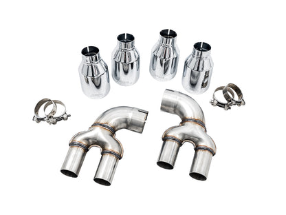 AWE Non-Resonated Touring Edition Exhaust for G2X M340i / M440i - Chrome Silver Tips