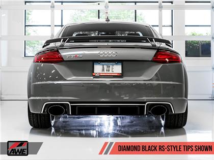 AWE SwitchPath™ Exhaust for Audi MK3 TT RS - Diamond Black RS-style Tips