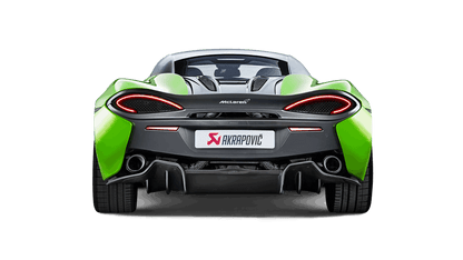 Akrapovic McLaren 540C / 570S Spider / 570GT Slip-On Exhaust System w/ Carbon Tail Pipe Set (Titanium)