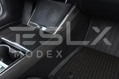 2020-23 Tesla Model 3 & 20-25Y Carbon Fiber Interior Center Console Shift Sides