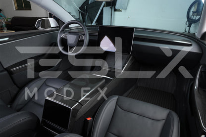 2020-23 Tesla Model 3 & 20-25Y Carbon Fiber Interior Center Console Shift Sides